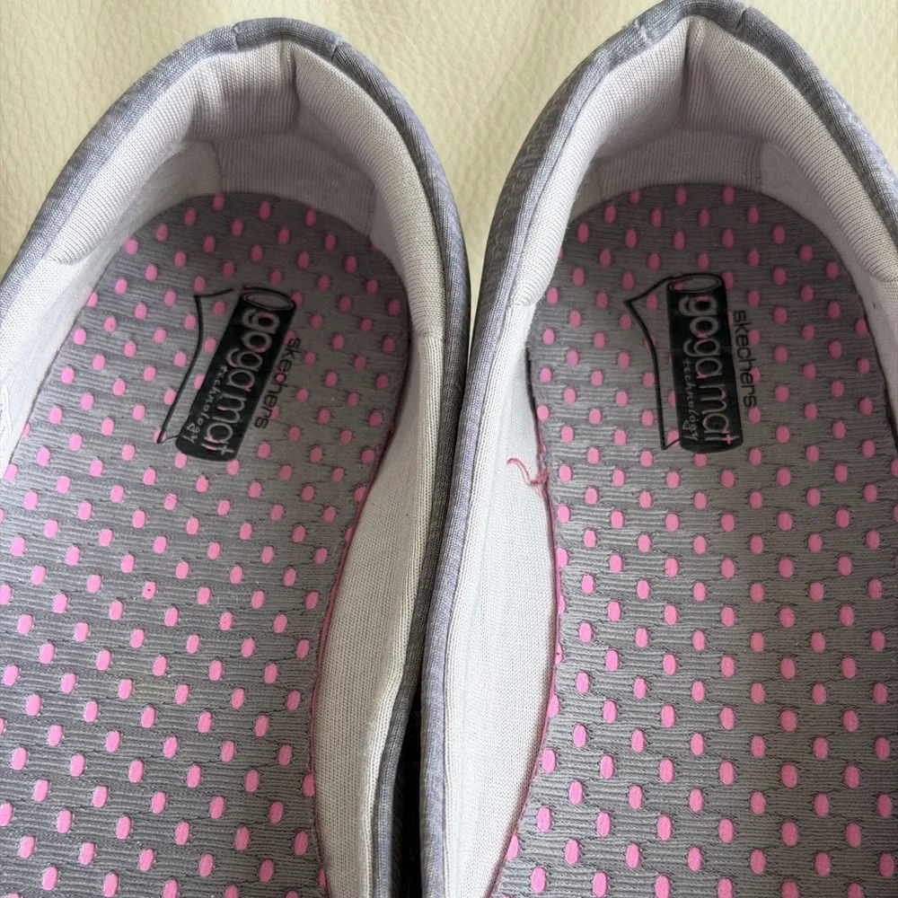 Skechers Go Step Lite Women's Gray Slip-On Flats Shoes - 9,5